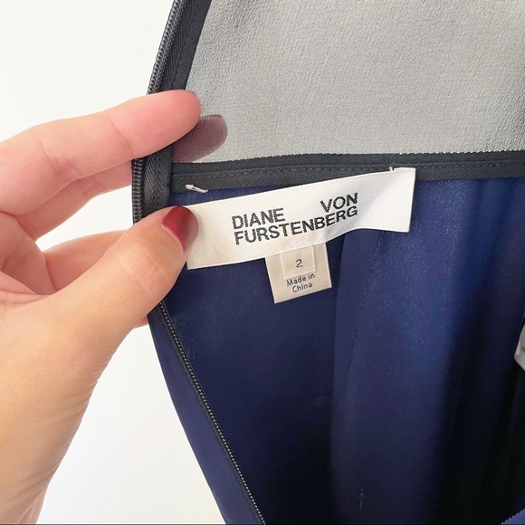 Diane Von Furstenberg DVF Silk Jumpsuit mesh cut out ruffle sexy going out sz 2 - Picture 4 of 15